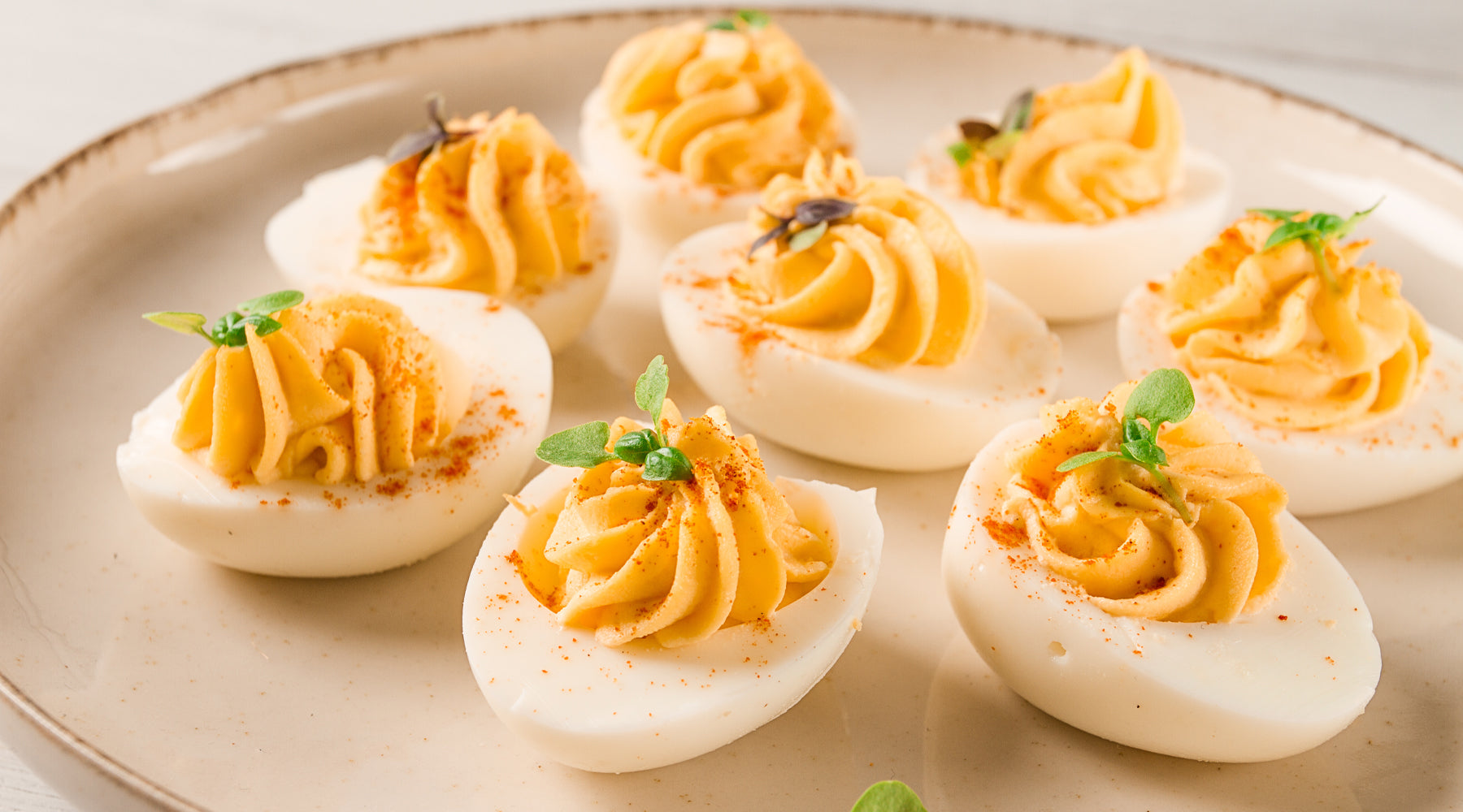 gefüllte Eier - russische Eier