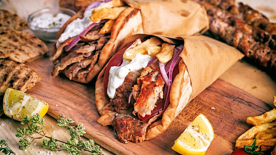 Gyros mit Tzatziki
