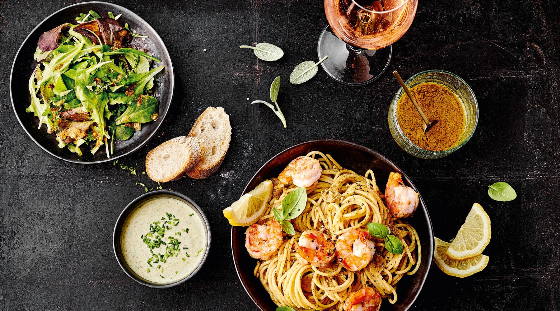 Pasta mit Garnelen Rezept – leckeres Nudel Rezept