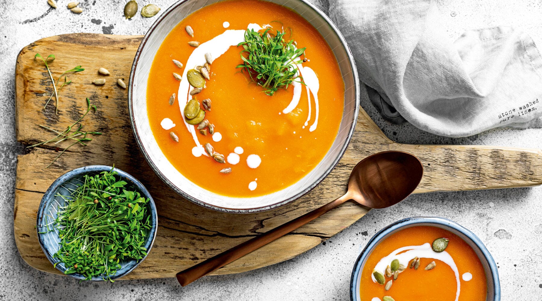 Butternut-Kürbis-Suppe