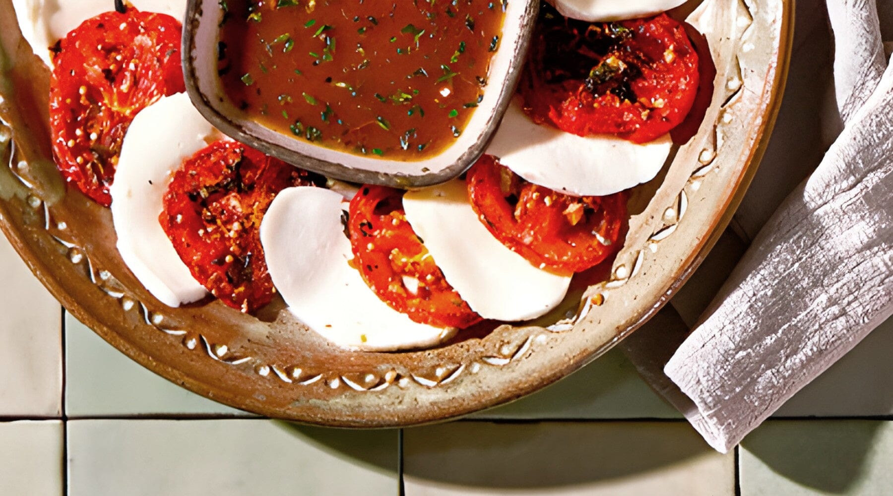 Tomaten mit Mozzarella