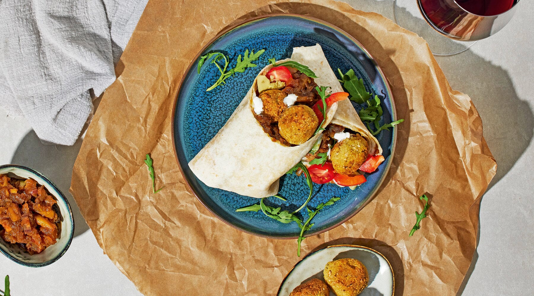 Falafel Wrap – leckeres Wrap Rezept mit Falafeln