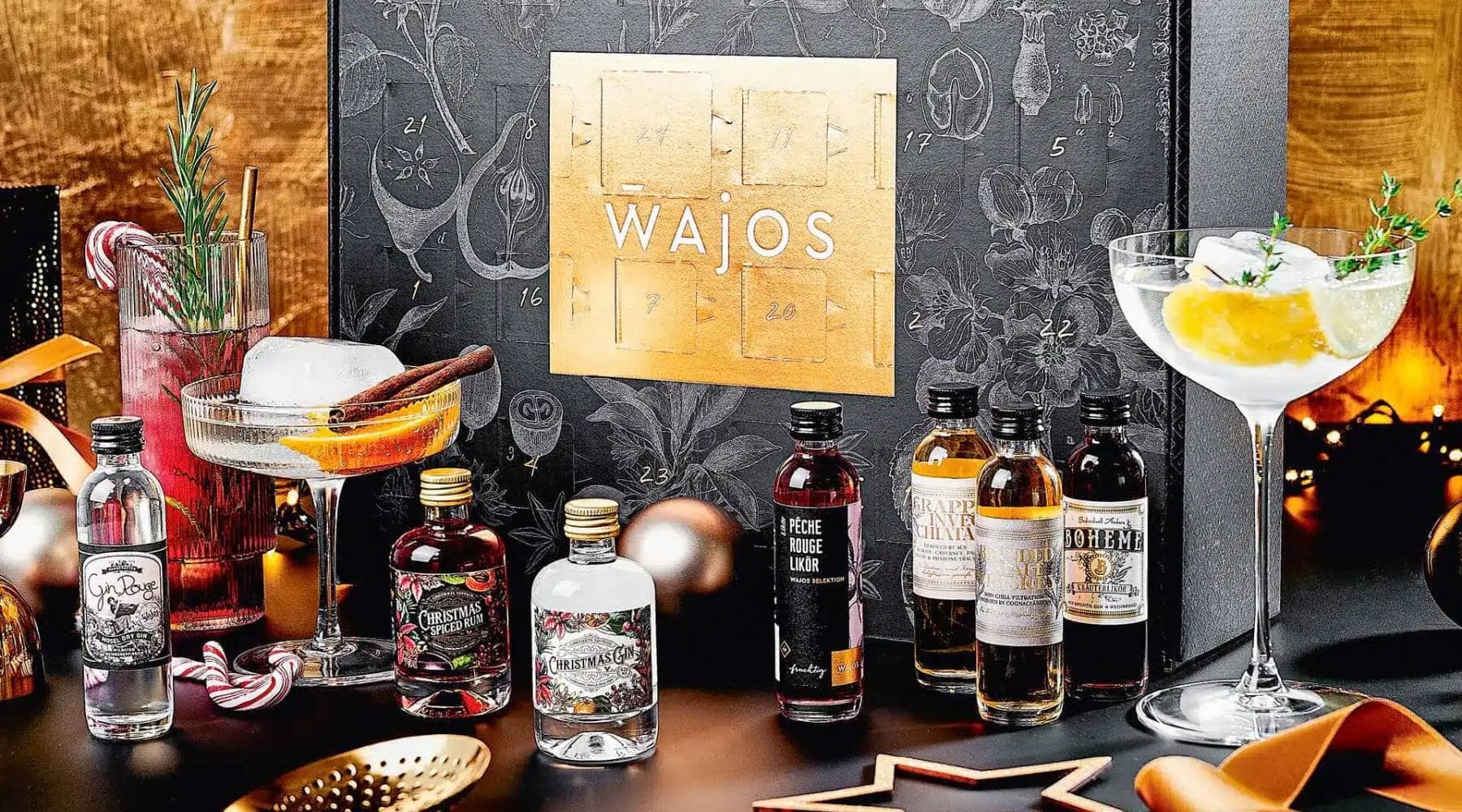 Die Wajos Adventskalender 2024: köstliche Feinkost und Alkohol Adventskalender