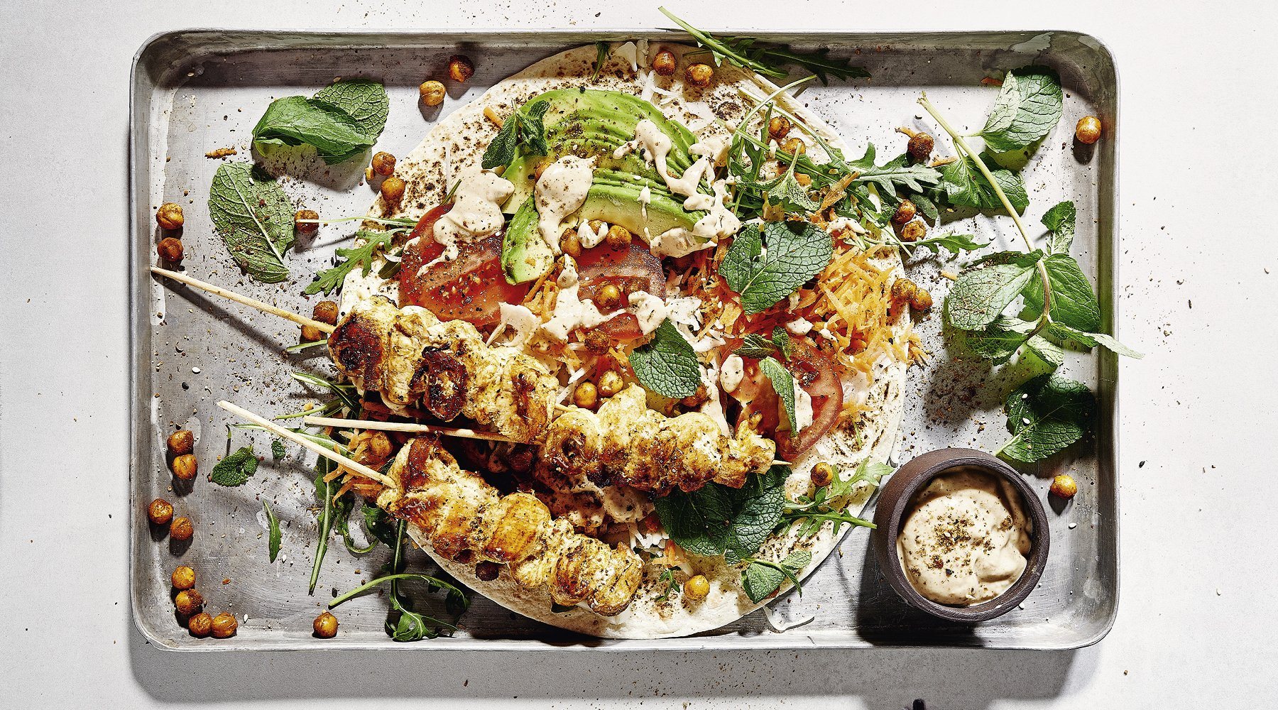 SHAWARMA SALAT MIT HÜHNCHEN