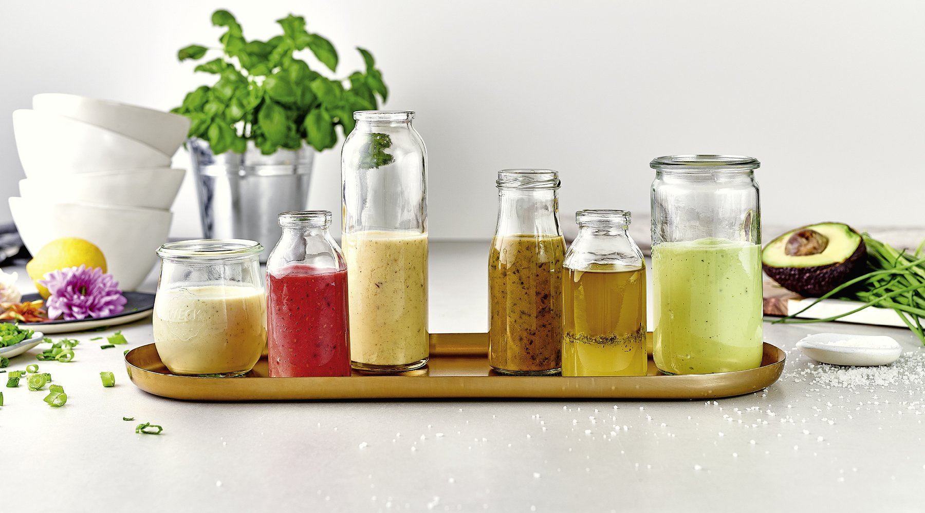 Frühlingshafte Dressings