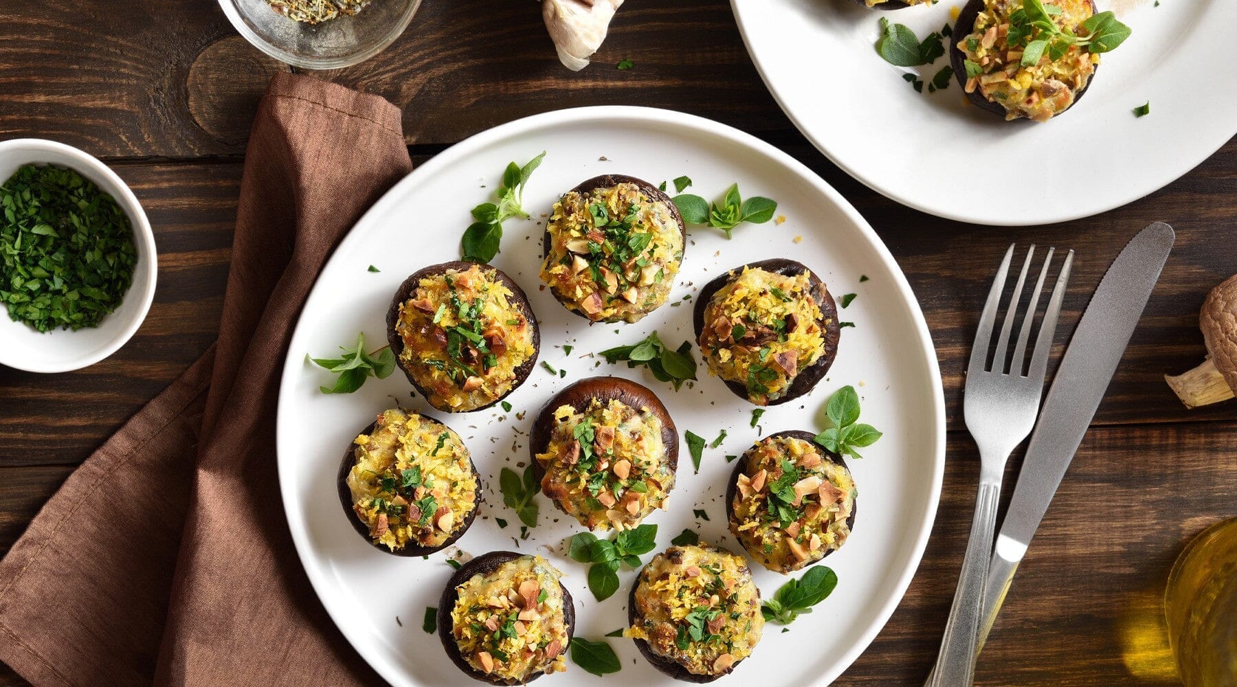 Kreative Ideen für Gefüllte Champignons