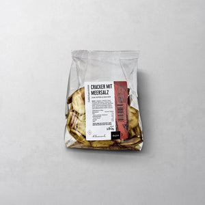 Cracker mit Meersalz in der 180 g Tüte
