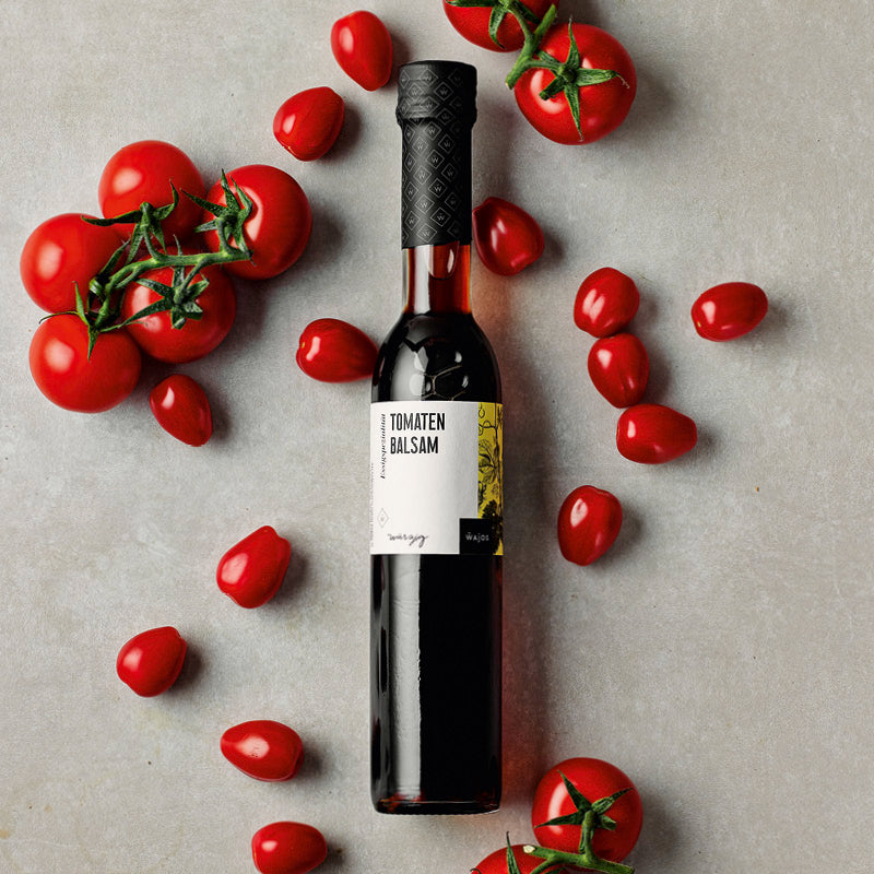 Tomaten Balsam dargestellt mit Aromen