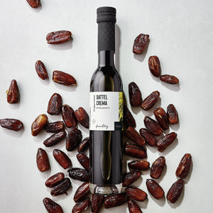 Dattel Crema dargestellt mit Aromen