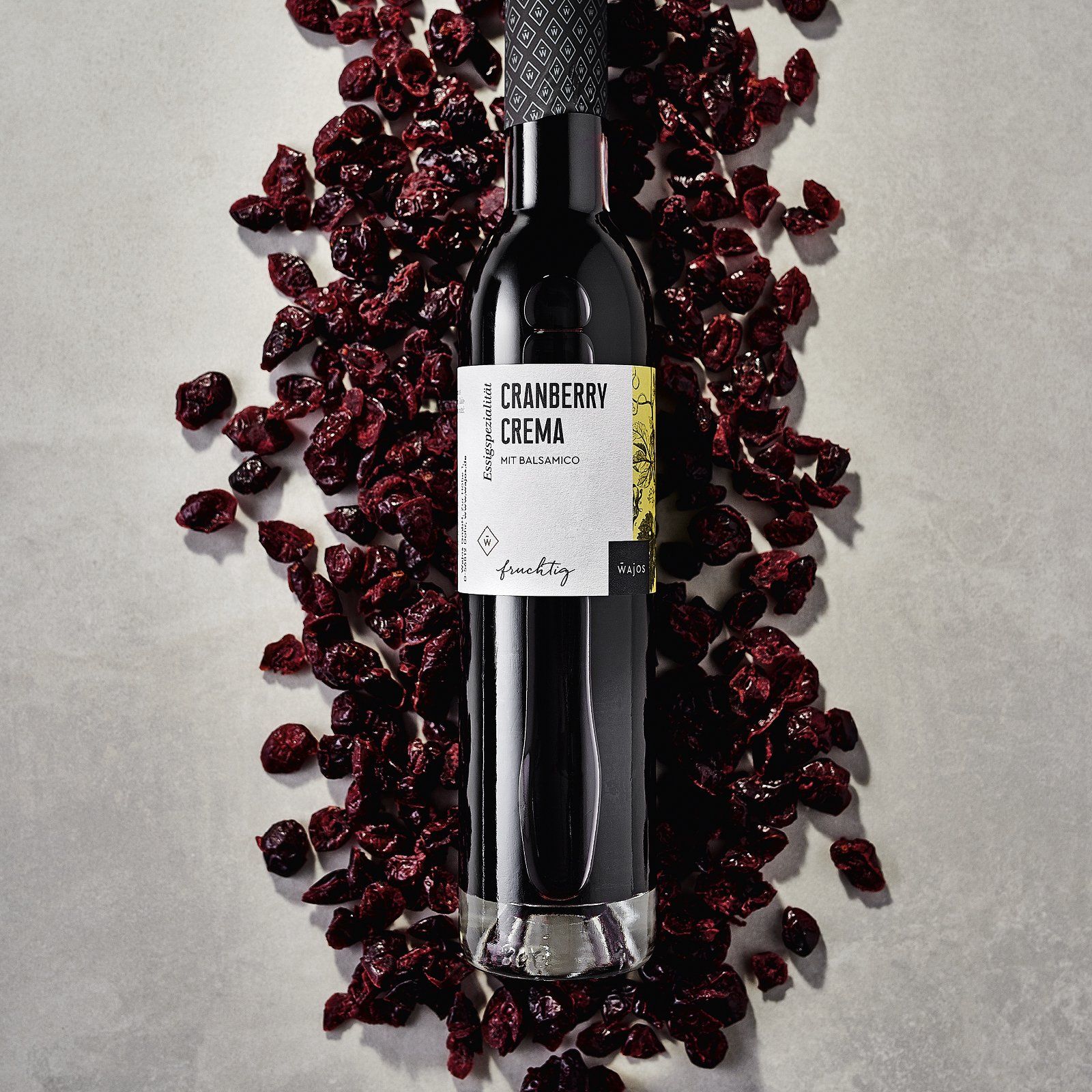 Cranberry Crema dargestellt mit Aromen