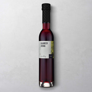 Blaubeer Crema in der 250 ml Flasche