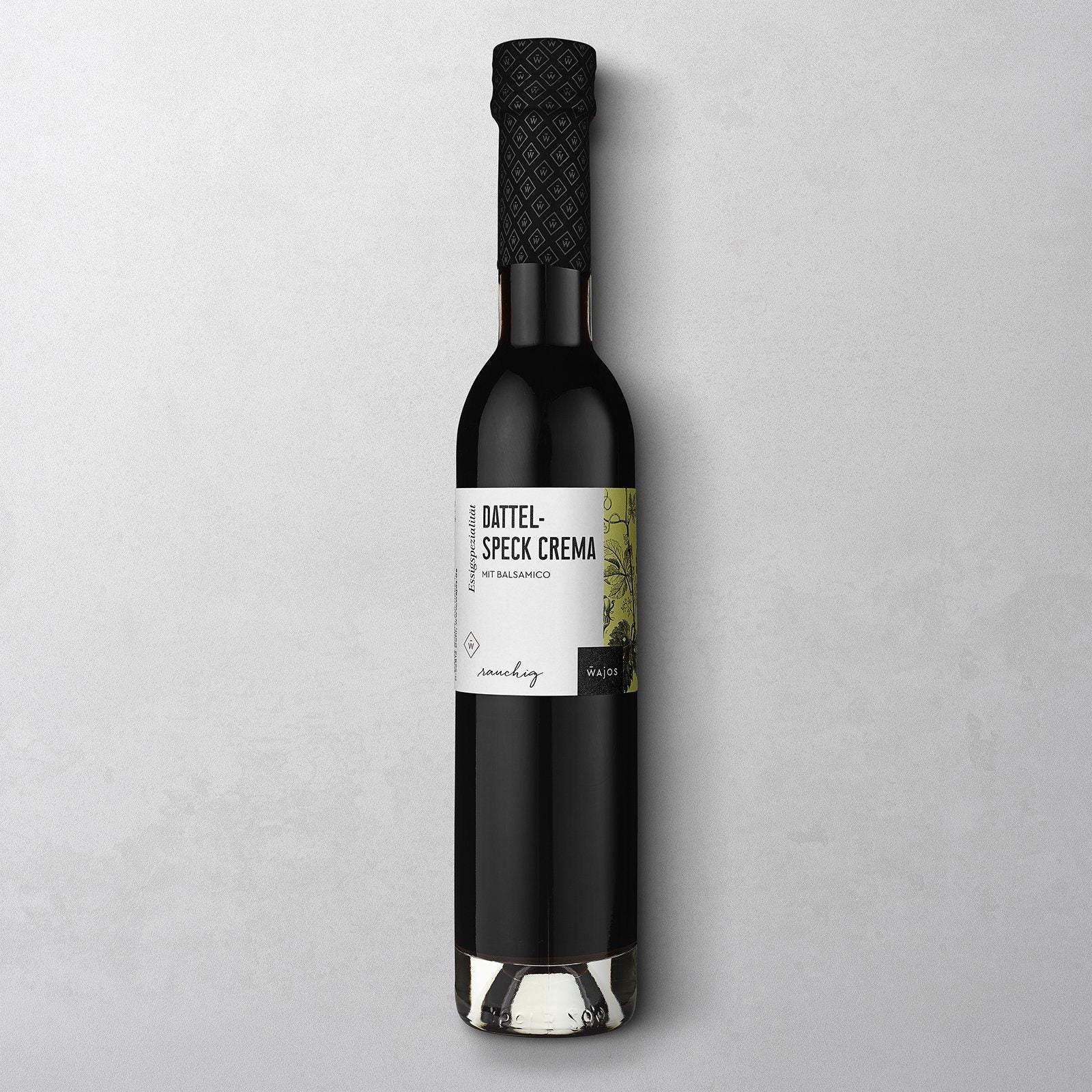 Dattel-Speck Crema in der 250 ml Flasche