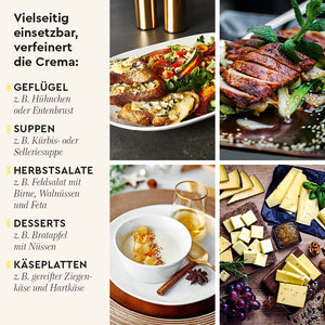 Birne-Vanille Crema Anwendungsideen