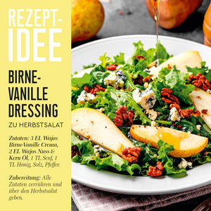 Birne-Vanille Crema Rezeptidee Birne Vanille Dressing