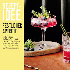 Blaubeer-Zimt Crema Rezeptidee Blaubeer-Aperitif