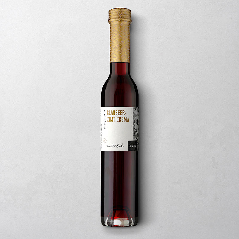 Blaubeer-Zimt Crema in 250 ml Flasche