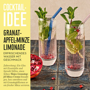 Wajos Granatapfel-Minze Crema Rezeptidee Granatapfel-Minze-Limonade