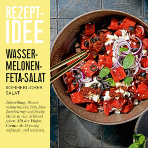 Wajos Granatapfel-Minze Crema Rezeptidee Wassermelonen-Feta-Salat