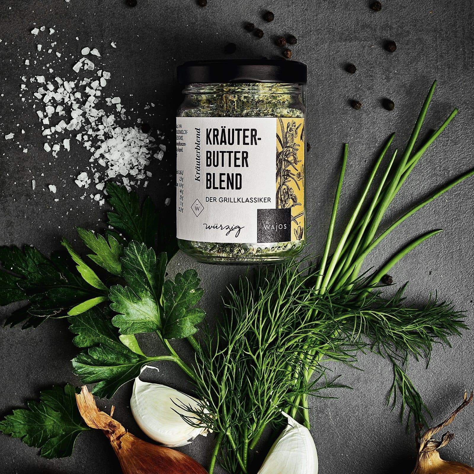 Kräuterbutter Blend dargestellt mit Aromen