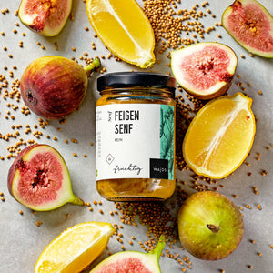Feigen Senf dargestellt mit Aromen