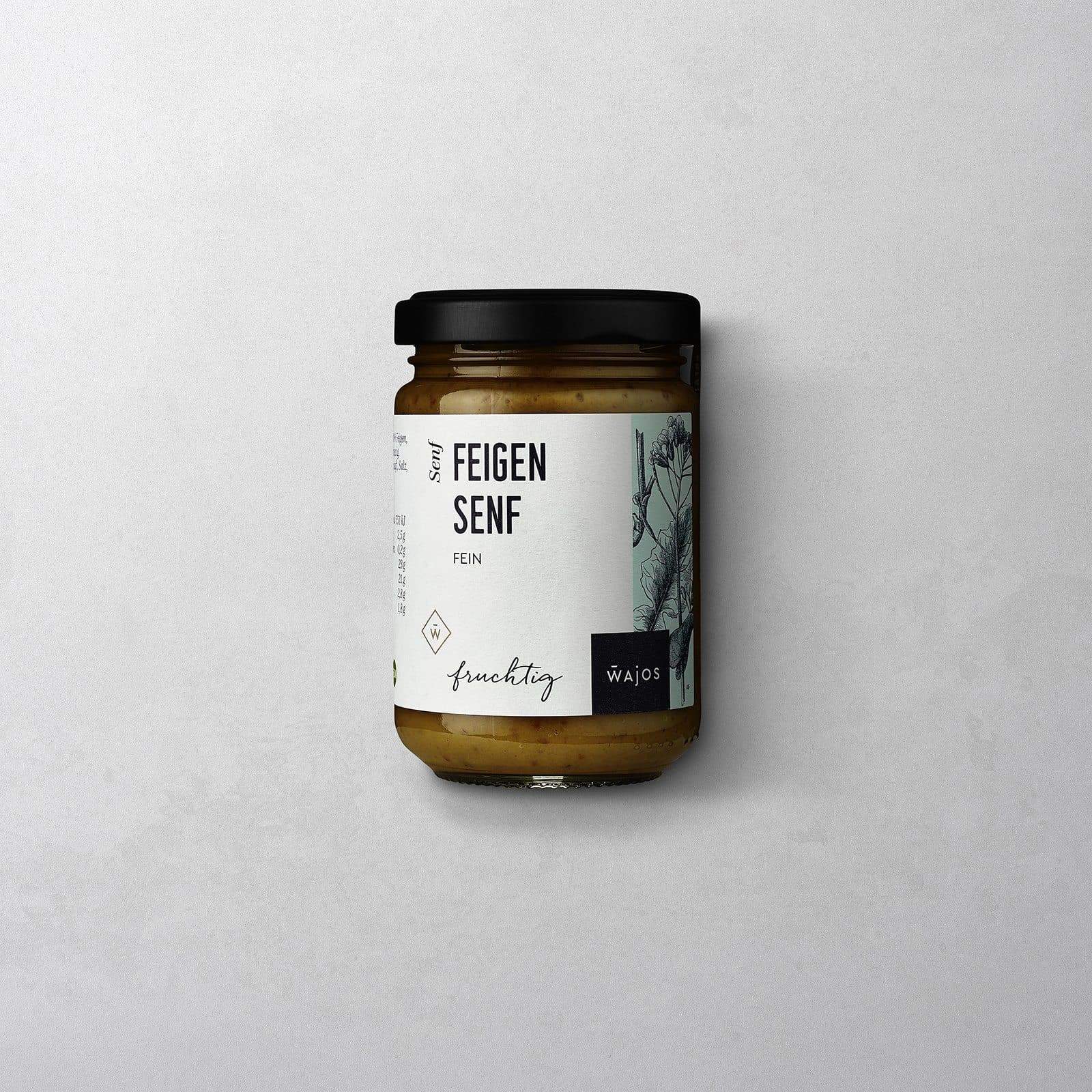 Feigen Senf im 140 ml Glas