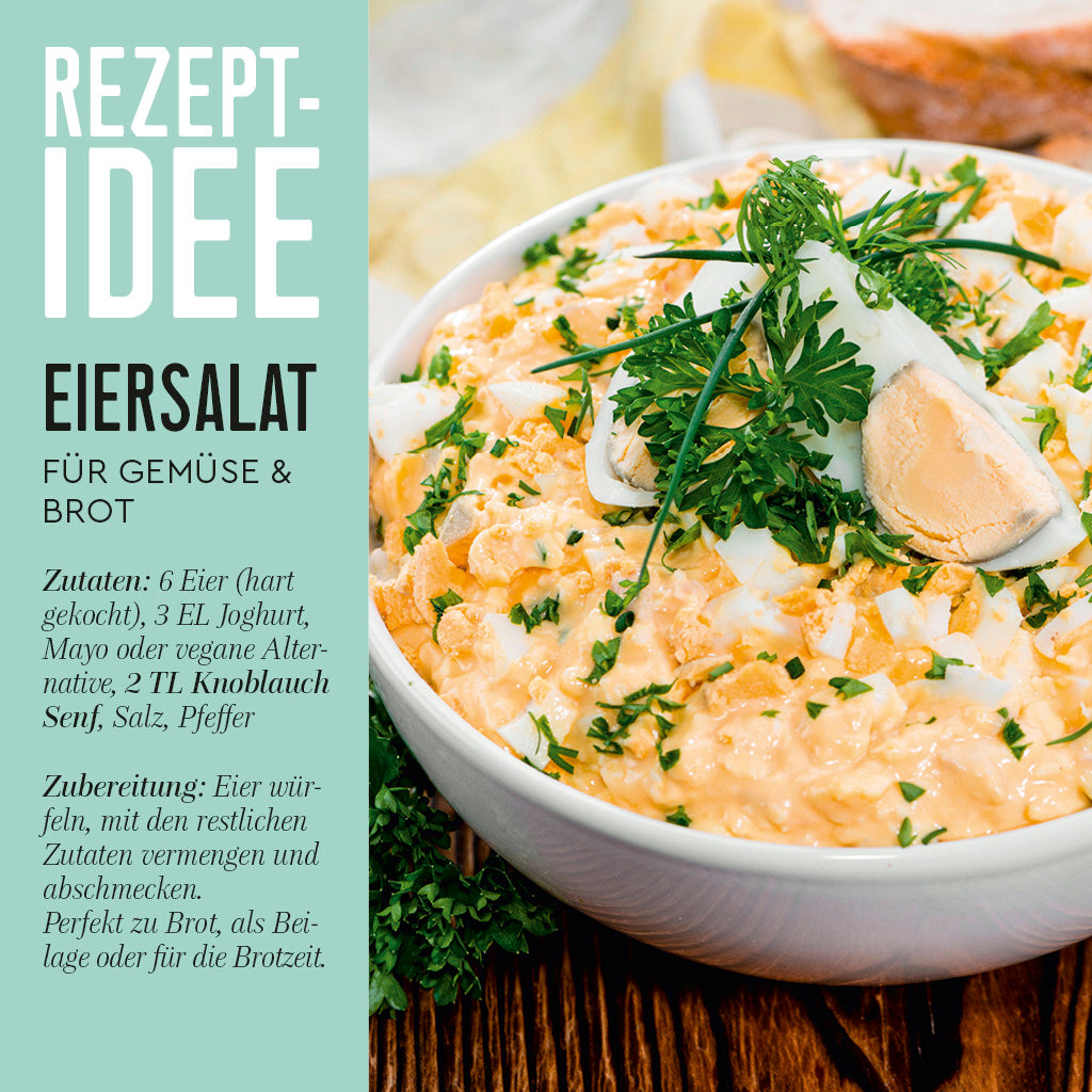 Knoblauch Senf Rezeptidee Eiersalat