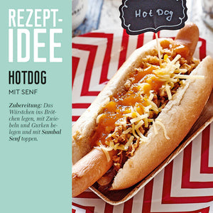 Sambal Senf Rezeptidee Hotdog