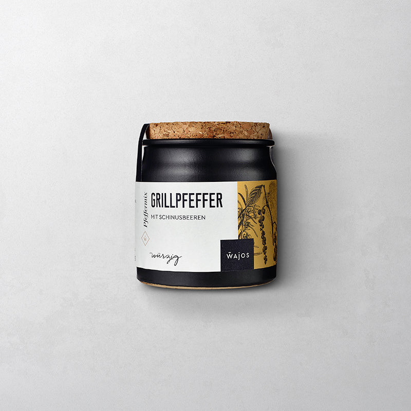 Grill Pfeffer im 70 g Tontopf