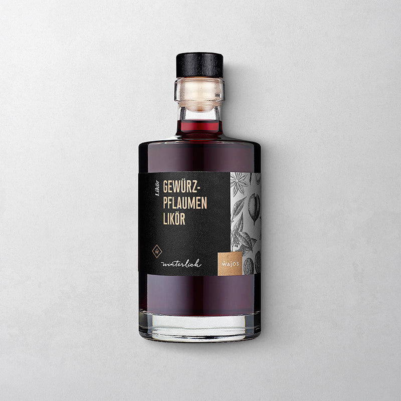 Gewürzpflaumen Likör in 350 ml Flasche