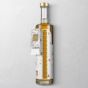 Wajos Adventskalender Flasche gefüllt mit Alte Haselnuss Likör