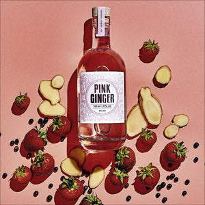 Pink Ginger dargestellt mit Aromen