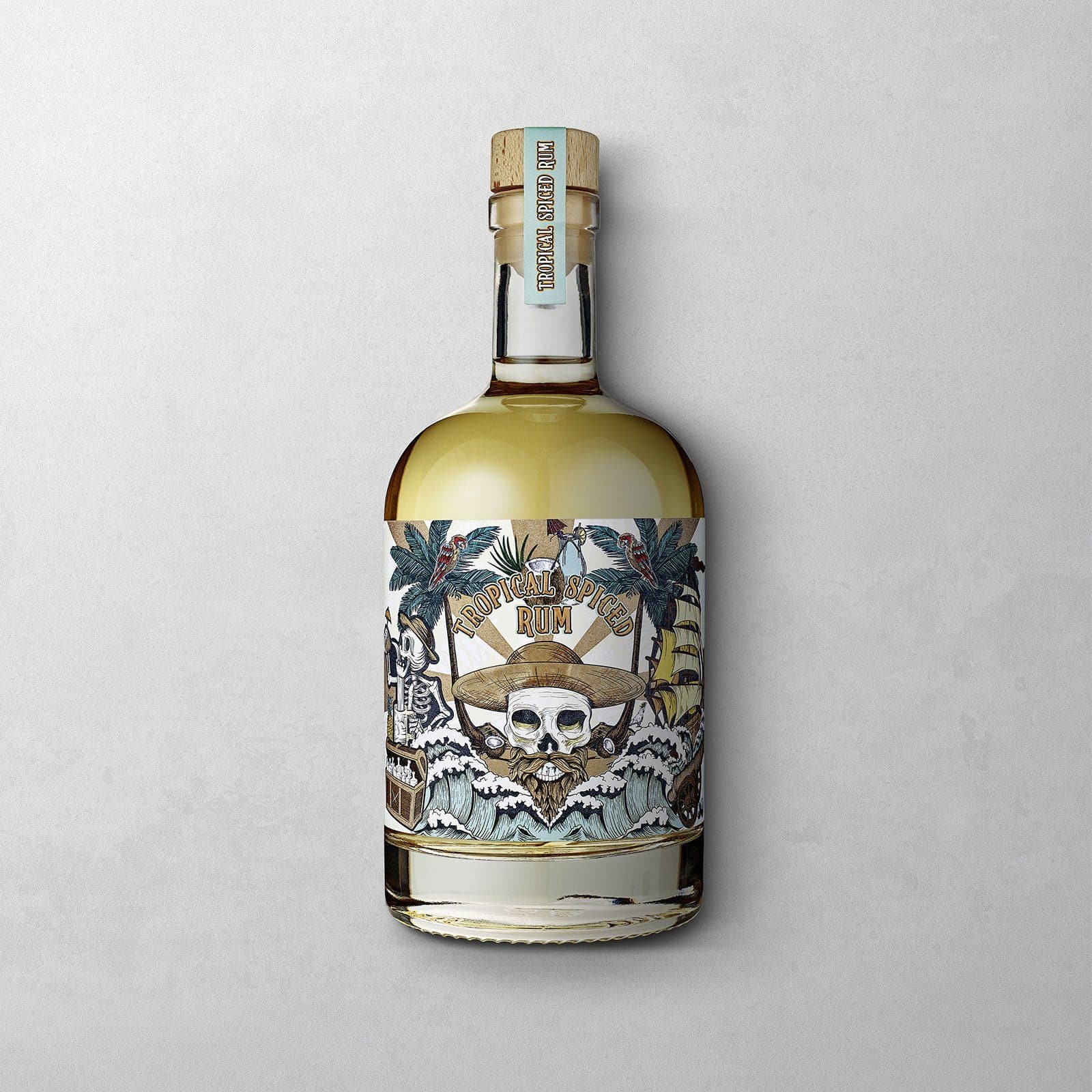 Tropical Spiced Rum in 500 ml Flasche