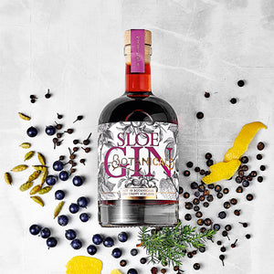 Botanical Sloe Gin dargestellt mit Aromen