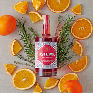 Osterol Likör - Orangen-Bitter dargestellt mit Aromen