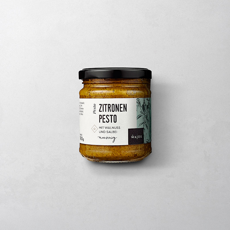 Zitronen Pesto im 180 g Glas