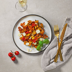 Herznudeln dargestellt im Rezept Herznudeln mit Arrabbiata Sauce