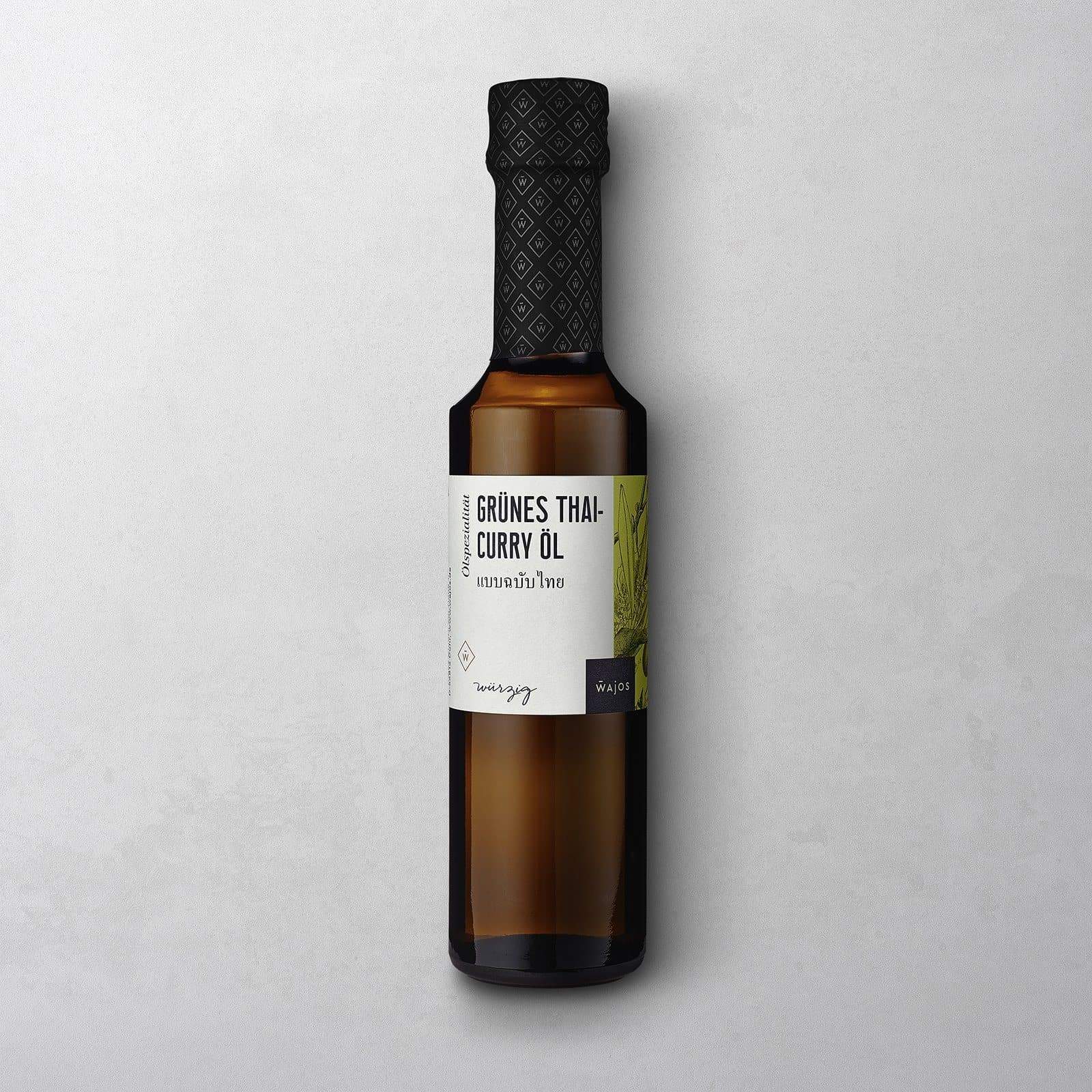 Grünes Thai-Curry Öl in 250 ml Flasche