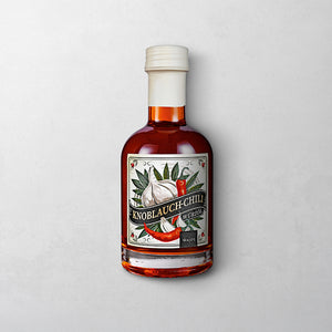 Knoblauch-Chili Würzöl in 250 ml Flasche