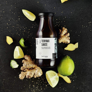 Teriyaki Sauce dargestellt mit Aromen