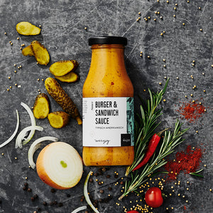 Burger & Sandwich Sauce dargestellt mit Aromen