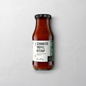 Wajos Schwarzer Trüffel Ketchup in der 245ml Flasche