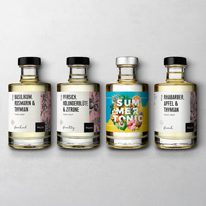 4 Tonic Sirups in 200 ml Flaschen