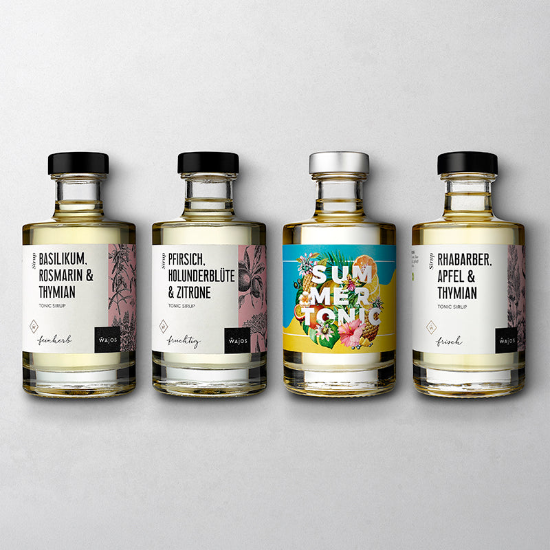 4 Tonic Sirups in 200 ml Flaschen
