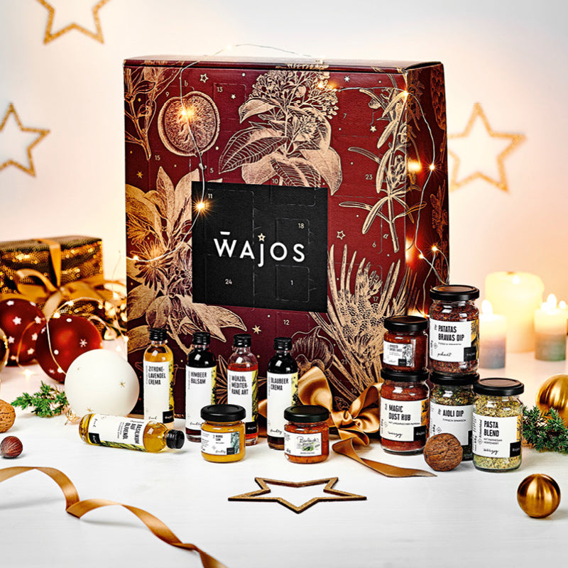 Wajso Adventskalender Küche dargestellt mit Inhalt