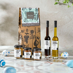 Geschenkset Ostern liegend - 5 Produkte, Geschenktüte und Rezeptflyer