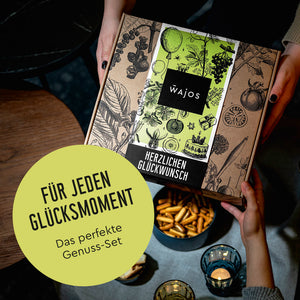 Wajos Geschenkset Herzlichen Glückwunsch Geschenkeübergabe