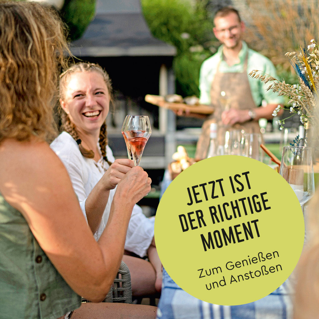 Wajos Geschenkset Herzlichen Glückwunsch gemeinsames Anstoßen und Feiern