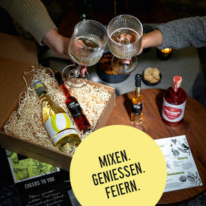 Wajos Geschenkset Cheers Wohnzimmer