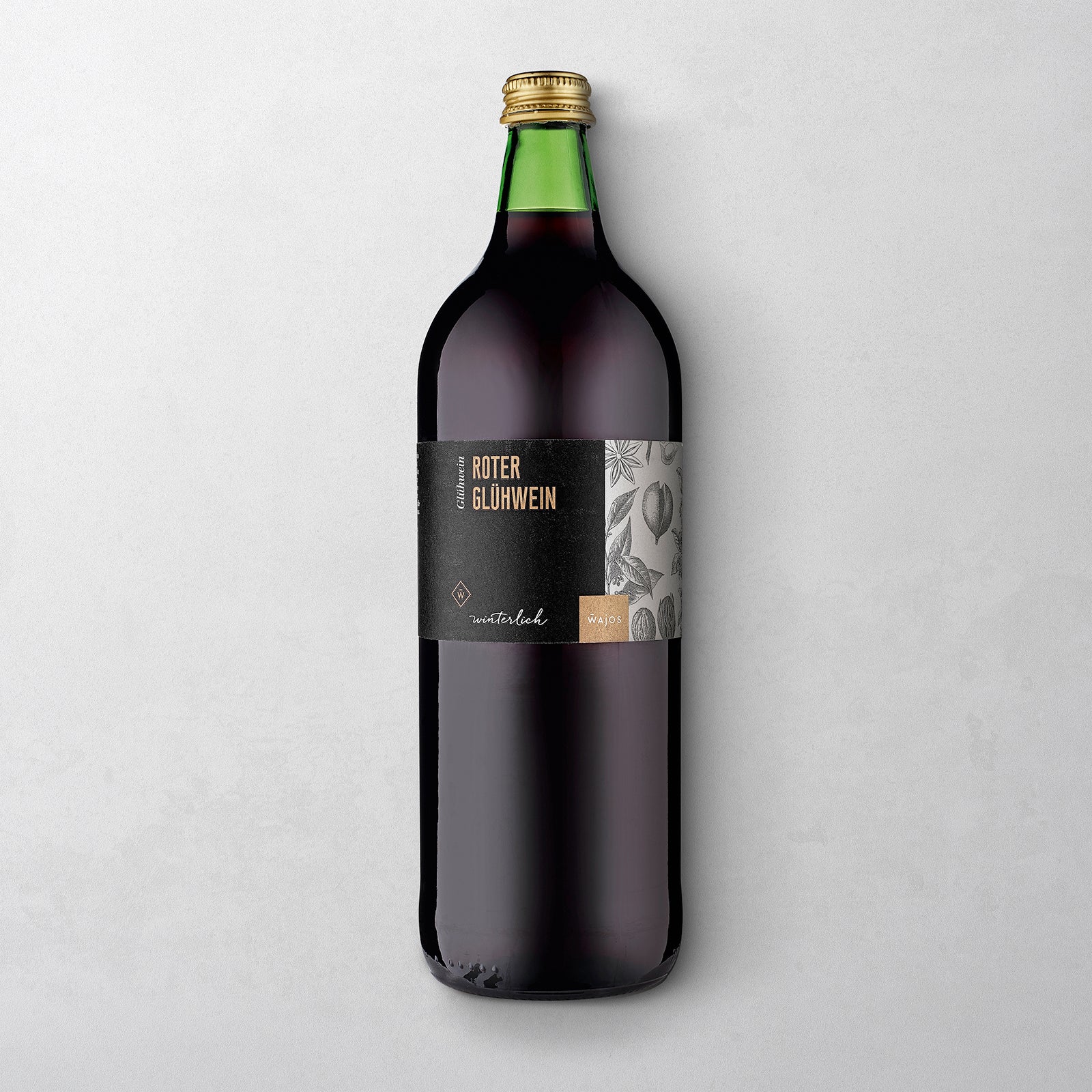 Roter Glühwein in 750 ml Flasche