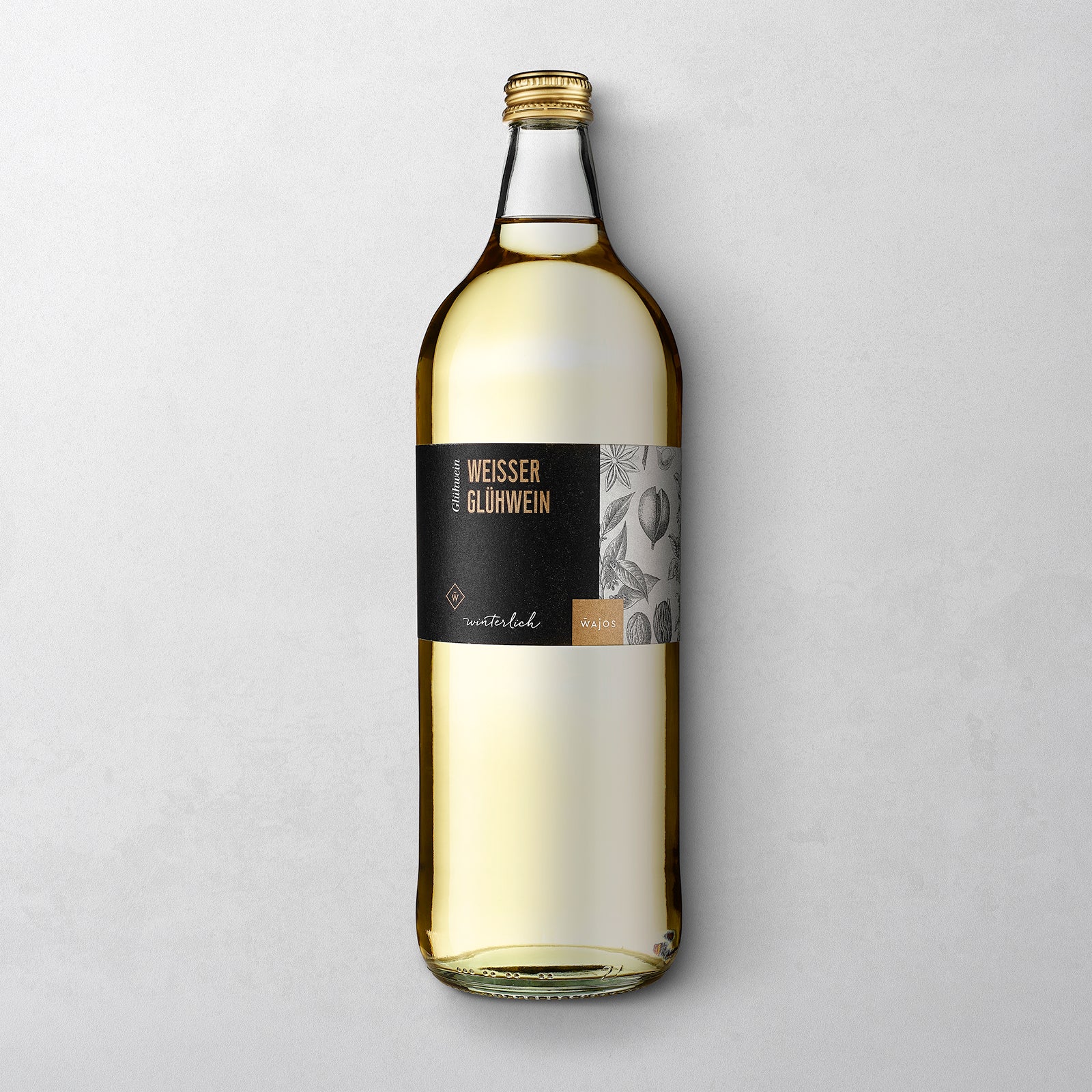 Weisser Glühwein in 750 ml Flasche